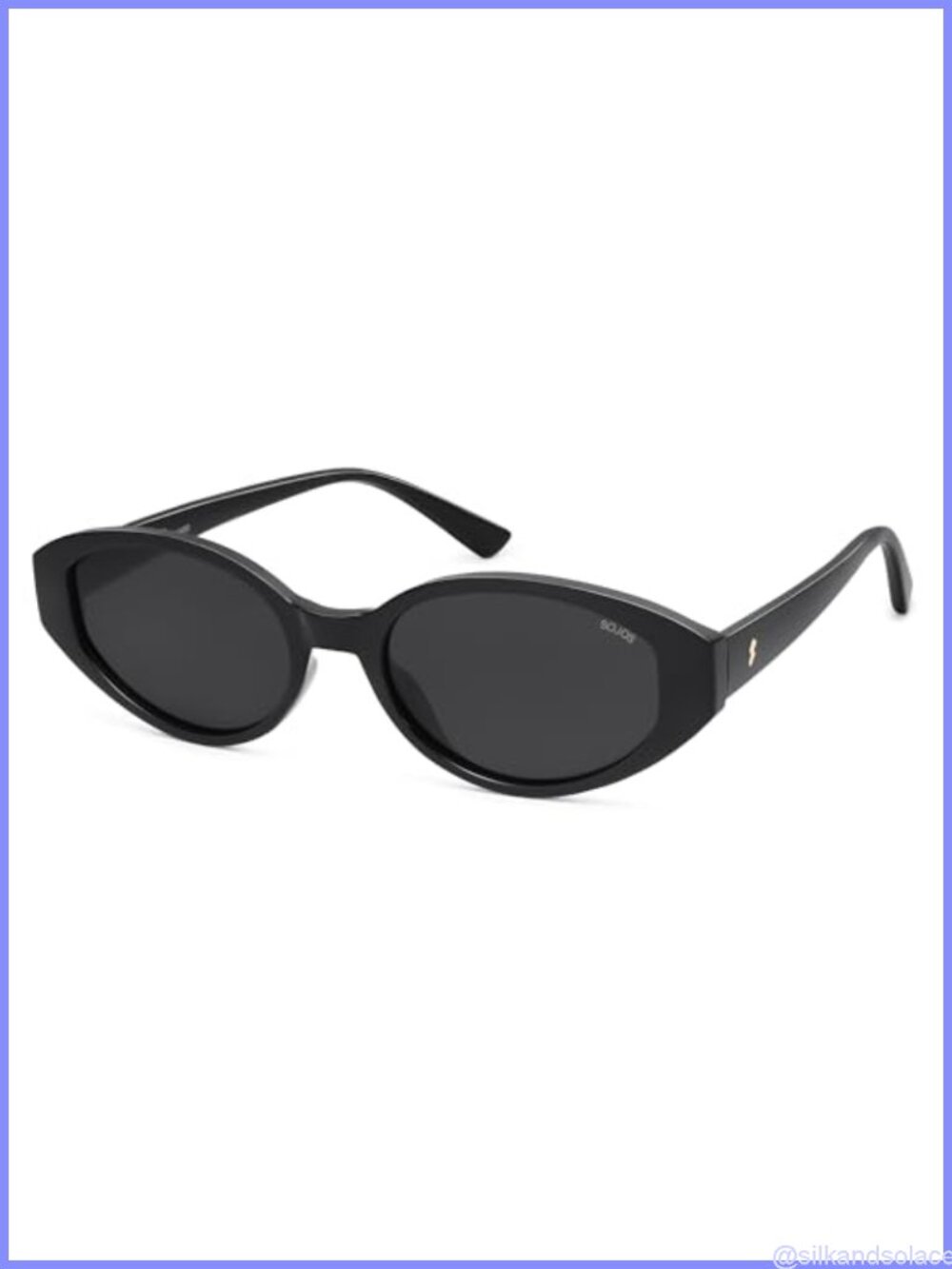 Retro Oval Cat Eye Polarized Sunglasses UV400 Lightweight Unbranded